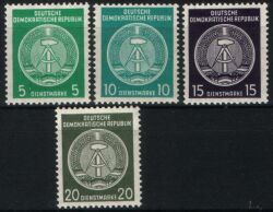 1957  Dienstmarken fr Verwaltungspost B