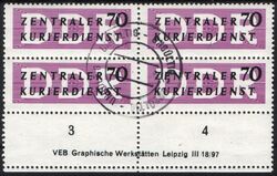 1956  Dienstmarken für den ZKD