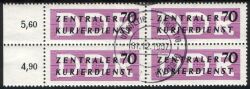 1956  Dienstmarken für den ZKD