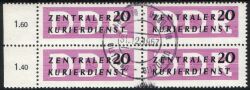 1957  Dienstmarken für den ZKD