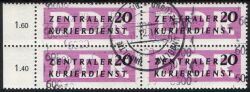 1957  Dienstmarken für den ZKD