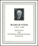 1960  Tod von Präsident Wilhelm Pieck