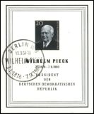1960  Tod von Präsident Wilhelm Pieck