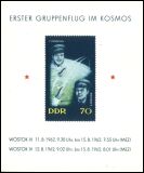 1962  Gruppenflug der Raumschiffe Wostok 3 und 4