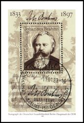 1983  Geburtstag von Johannes Brahms