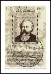 1983  Geburtstag von Johannes Brahms