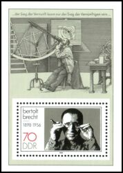 1988  Geburtstag von Bertolt Brecht