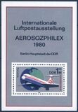 DDR 1980 - Internationale Luftpostausstellung...