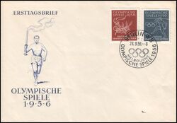 1956  Olympische Sommersoiele in Melbourne