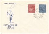 1956  Olympische Sommersoiele in Melbourne