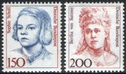 1991  Freimarken: Frauen der deutschen Geschichte