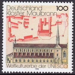 1998  UNESCO-Welterbe: Kloster Maulbronn