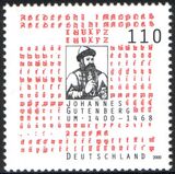 2000  Geburtstag von Johannes Gutenberg