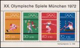 1972  Jahrgang - postfrisch mit Block u. Einzelmarken