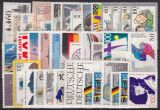 1990  Jahrgang - postfrisch mit Einzelmarken aus Blocks *