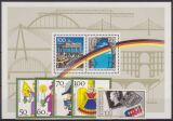 1990  Jahrgang - postfrisch mit Einzelmarken aus Blocks *
