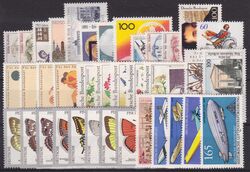 1991  Jahrgang - postfrisch mit Einzelmarken aus Blocks *