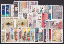 1991  Jahrgang - postfrisch mit Einzelmarken aus Blocks *