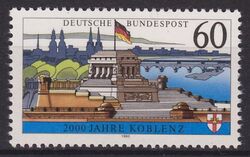 1992  Jahrgang - postfrisch mit Koblenz x + y *