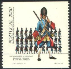1985  Militäruniformen: Grenadier um 1740