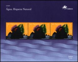 2001  Europa: Lebensspender Wasser - Block
