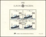 1988  Europa: Transport und Kommunikationsmittel - Block