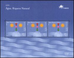2001  Europa: Lebensspender Wasser - Block