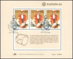 1985  Europa: Europäisches Jahr der Musik - Block