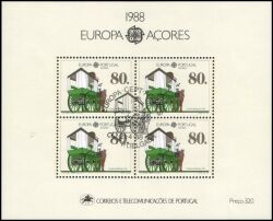 1988  Europa: Transport- und Kommunikationsmittel - Block