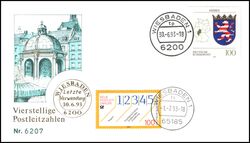 1993  Letzter Verwendungstag der alten Postleitzahl - Wiesbaden