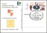 1998  Tag der Briefmarke - 50 Jahre Währungsreform