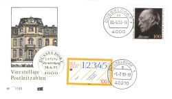 1993  Letzter Verwendungstag der alten Postleitzahl - Düsseldorf