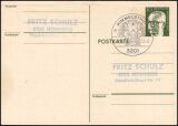 1973  Bundespräsident Heinemann - Postkarte
