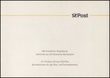 1988  Ministerkarte - Joseph von Eichendorff