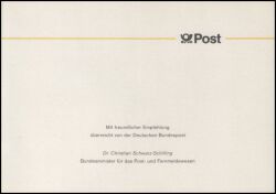 1987  Ministerkarte - Volkszählung