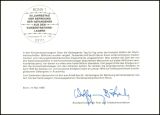 1995  Ministerkarte - Befreiung aus den Konzentrationslagern