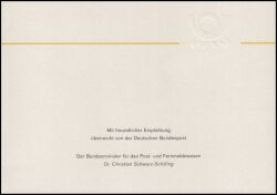 1983  Ministerkarte - Tag der Briefmarke