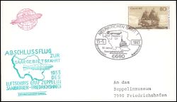 1983  Abschlußflug zur Saargebietsfahrt von LZ 127 "Graf Zeppelin"