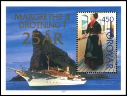 1997  25 Jahre Regentschaft von Königin Margrethe II.