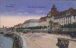 Düsseldorf - Rheinufer mit Landeshaus