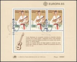1985  Europa: Europäisches Jahr der Musik - Block