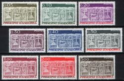 1983  Freimarken: Älteste Wappen von Andorra