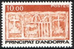 1985  Freimarken: Älteste Wappen von Andorra