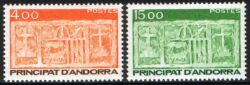 1986  Freimarken: Älteste Wappen von Andorra