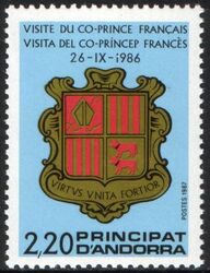 1987  Treffen der Co-Fürsten von Andorra