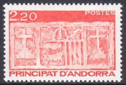 1987  Freimarken: Älteste Wappen von Andorra