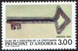 1987  Schlssel der Kirche von La Cortinada