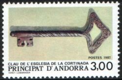 1987  Schlüssel der Kirche von La Cortinada