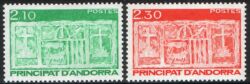 1990  Freimarken: Älteste Wappen von Andorra