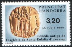 1990  Mittelalterliche Münze
